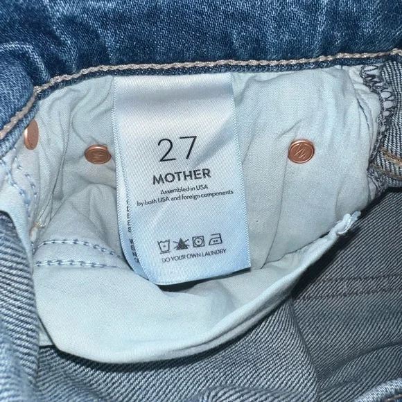 MOTHER SUPERIOR High Waisted Study Hover Jeans - Picture 4 of 8